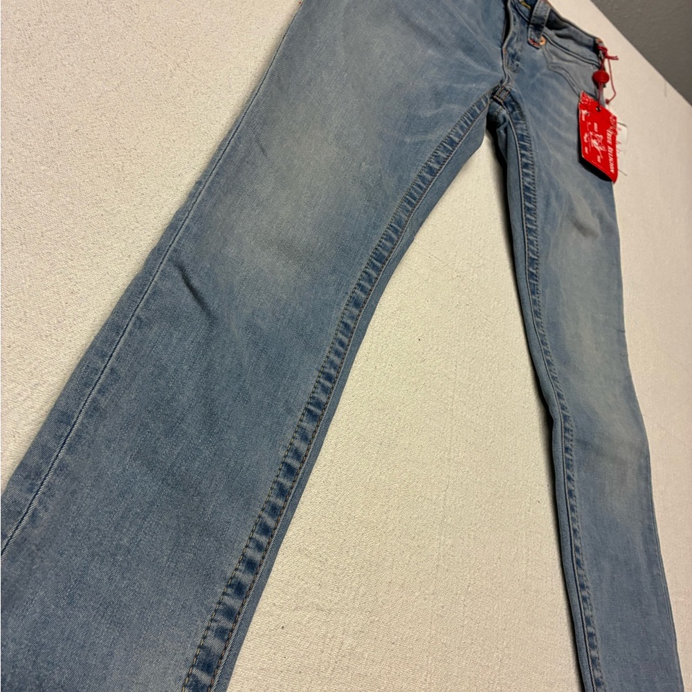 NWT True Religion Women Blue Jeans Size 27 Jennie Curvy Skinny - Picture 13 of 16